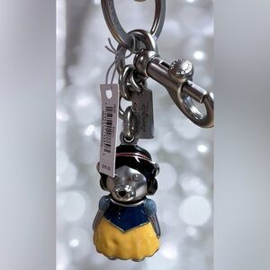 SOLD! Coach 7539 Disney X Snow White Bear Bag Charm Keychain NWT